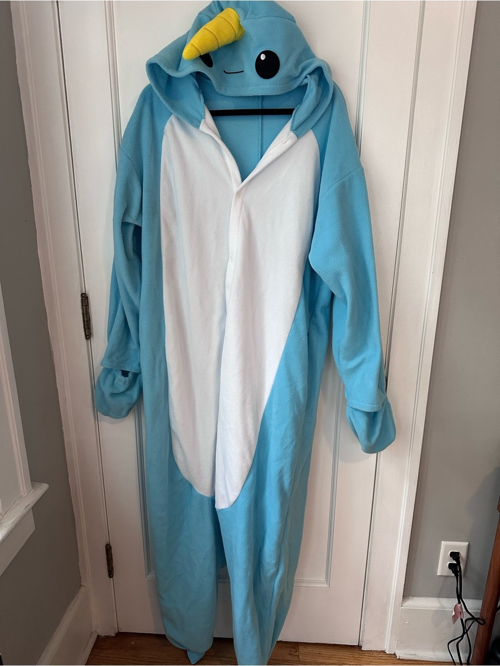 Adult Narwhal Onesie costume